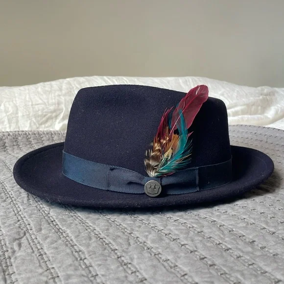 Goorin Bros | Accessories | Goorin Bros Navy Felt Fedora 